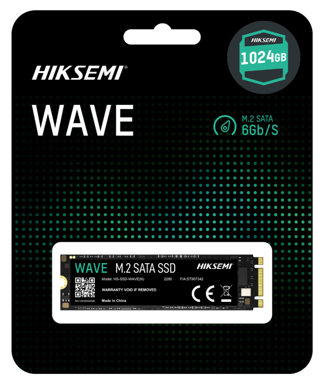 Твердотельный накопитель SSD Hiksemi (Hikvision) HS-SSD-WAVE(N) 1024G, M.2 SATA (HS-SSD-WAVE(N)/1024G)