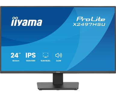 Монитор iiyama ProLite X2497HSU-B1 24" (X2497HSU-B1)