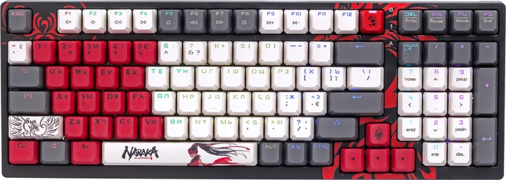 Клавиатура A4tech Fstyler FX60H-Neon-LED  (S98-Naraka)