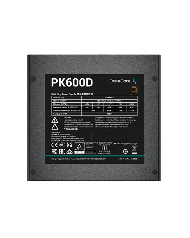 Блок питания Deepcool PK600D (R-PK600D-FA0B-EU)