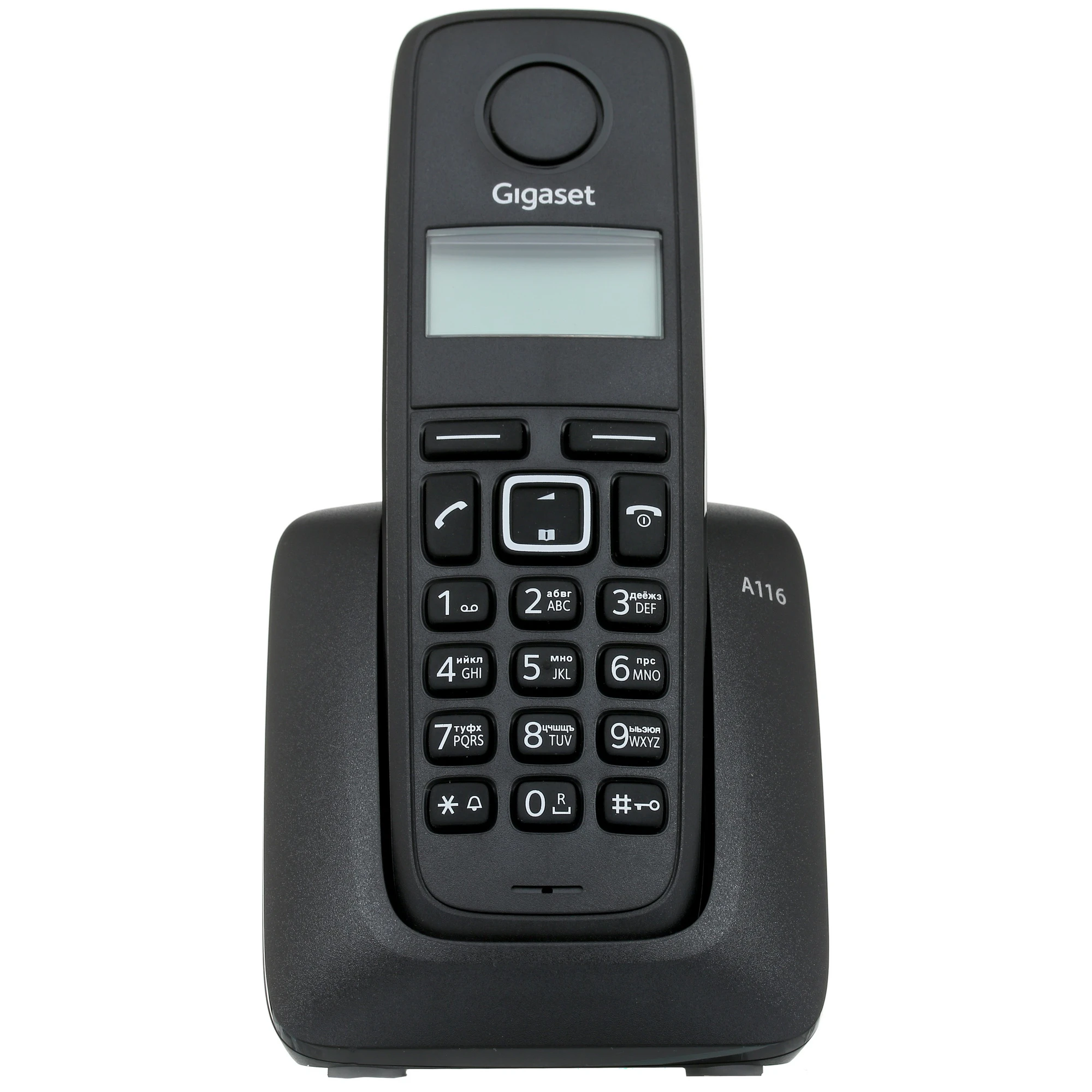 Телефон беспроводной (DECT) Gigaset A116 RUS BLACK (Gigaset A116)