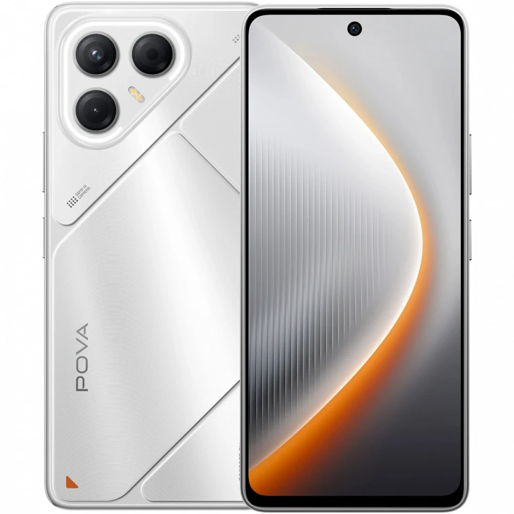 Смартфон Tecno Pova 7 Neo, 8/128GB, Magic Silver (LJ6 MAGIC SILVER 8/128GB)