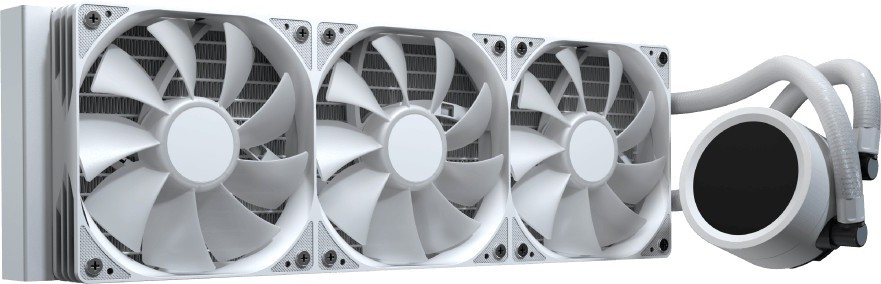 Кулер с водяным охлаждением Aerocool Abyss L360R Digi WH (ACLA-AD36117.21)
