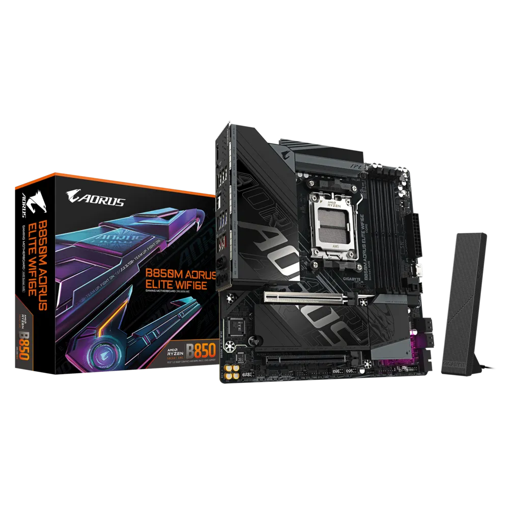 Материнская плата Gigabyte B850M AORUS ELITE WIFI6E (B850M A ELT WF6E)
