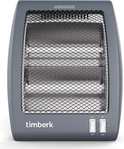 Обогреватель Timberk TCH Q1, 800Вт, инфракрасный, Grey (TCH Q1 800)
