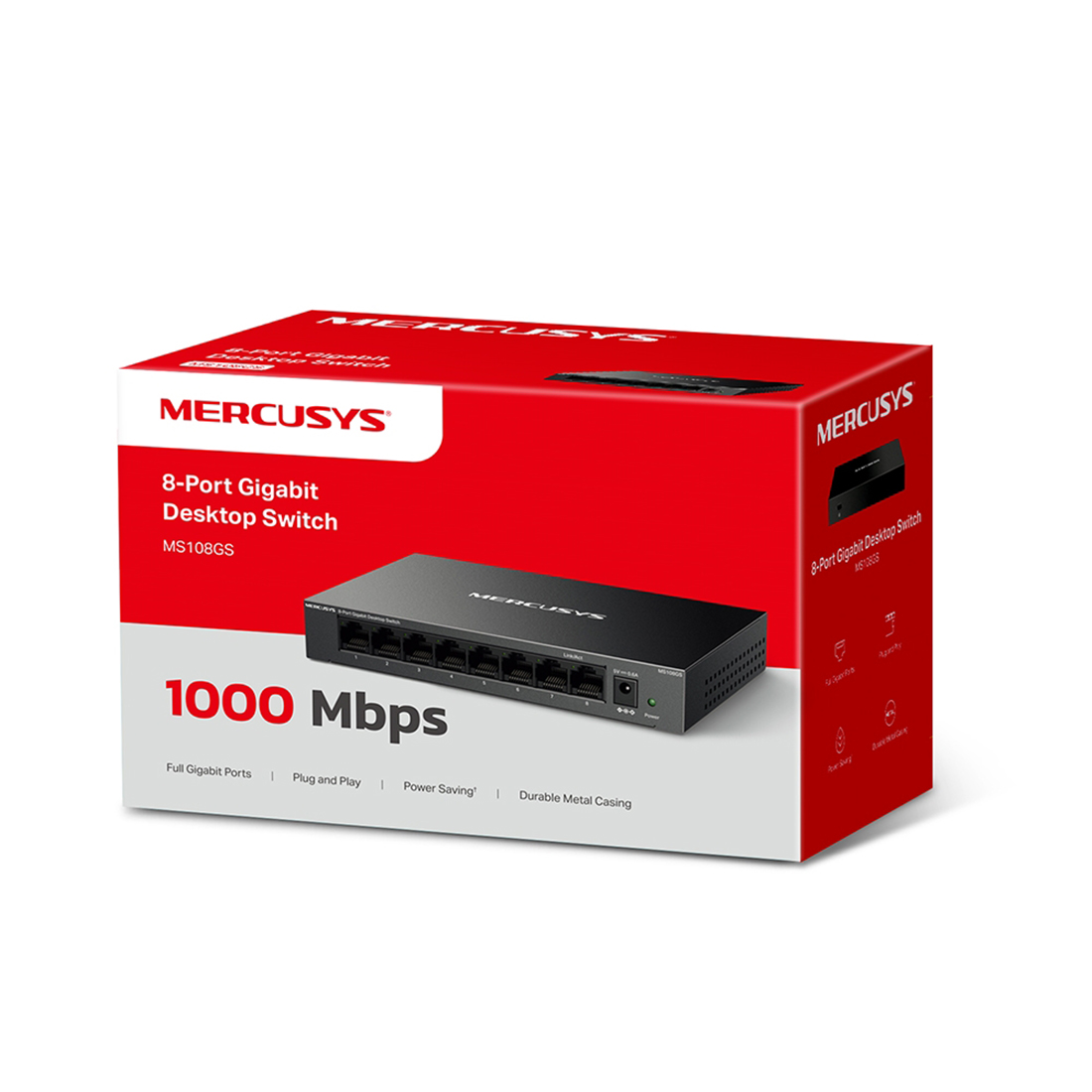 Коммутатор Mercusys MS108GS (MS108GS) Коммутатор Mercusys MS108GS (MS108GS)