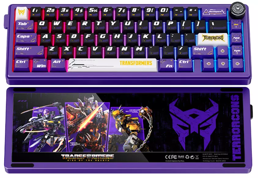 Клавиатура беспроводная Transformers TF-GK02, Purple (TF-GK02, Purple)