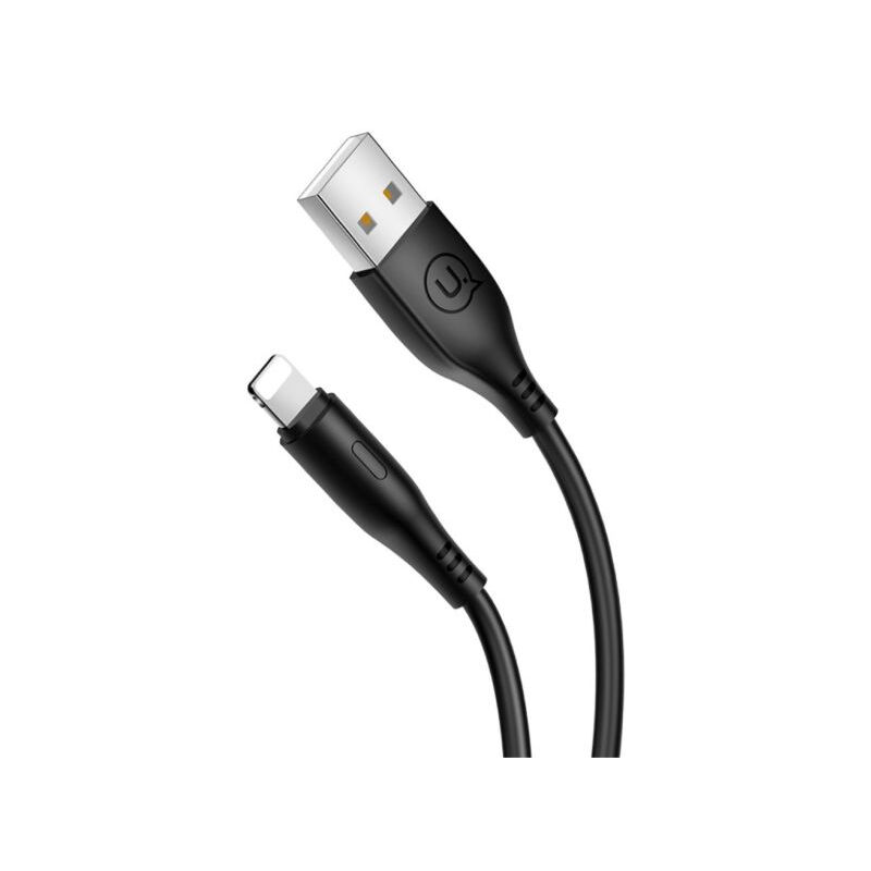 Кабель Apple Lightning Usams SJ-266, 1m, Black (SJ266USB01)