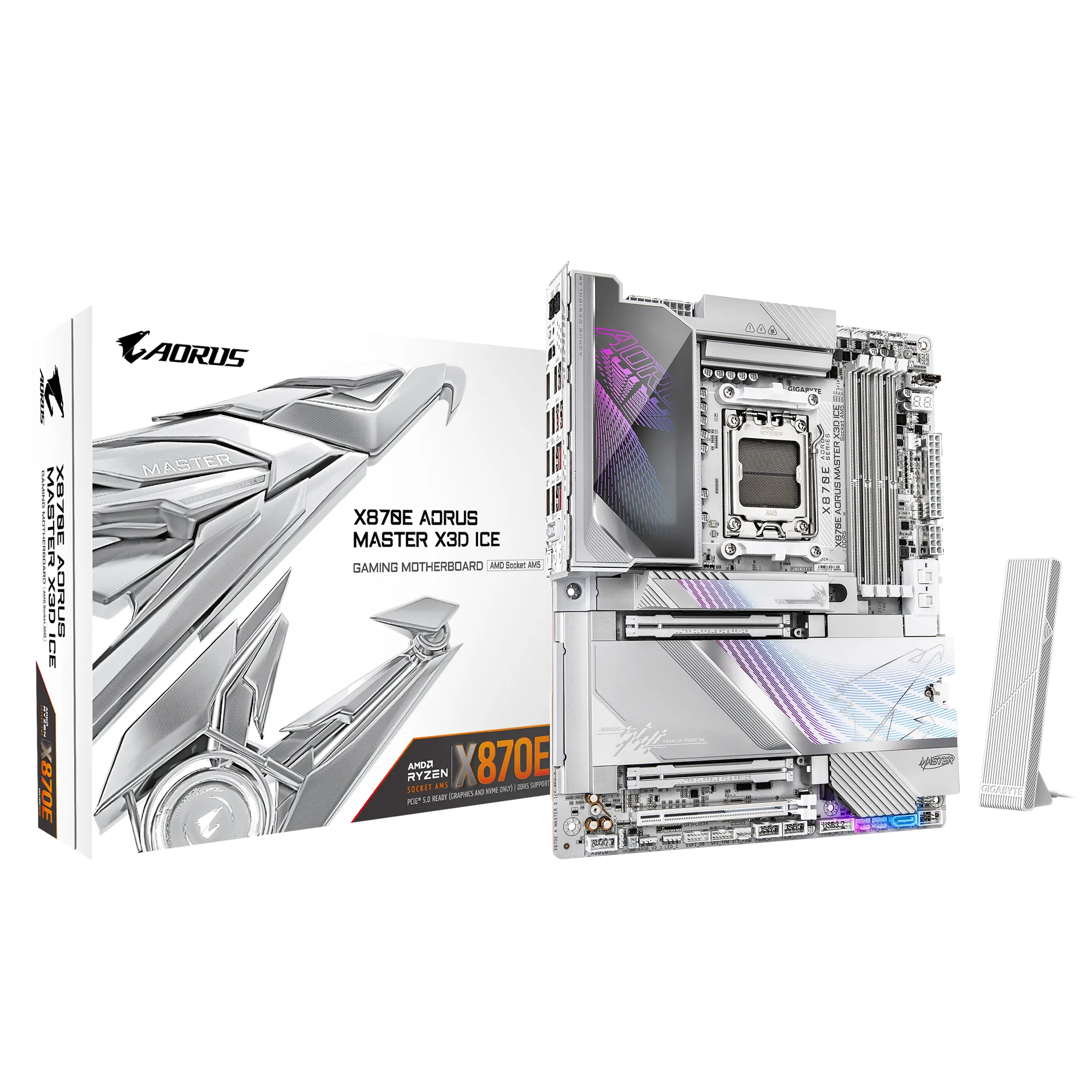 Материнская плата Gigabyte X870E Aorus Master X3D ICE (X870E A MASTER X ICE)