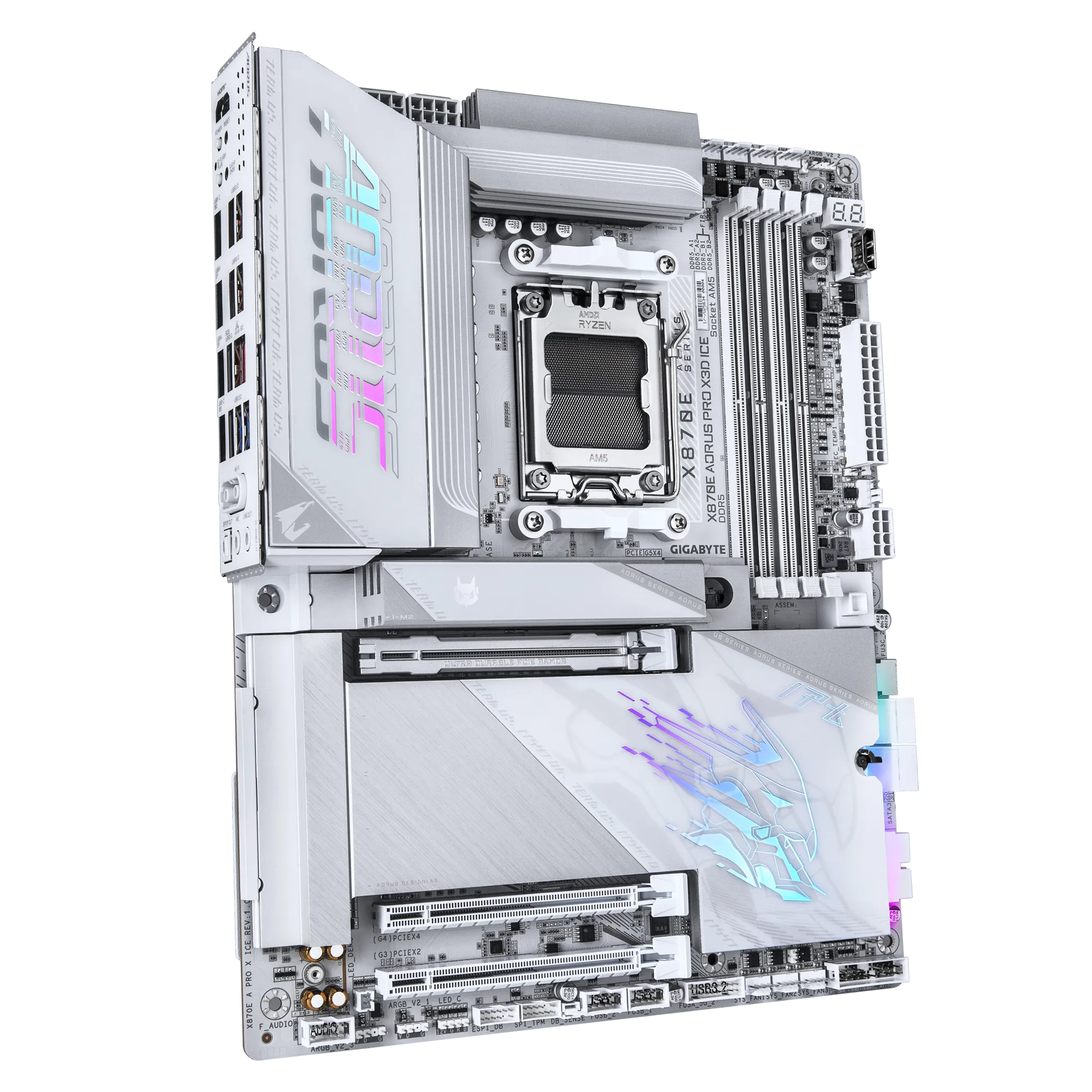 Материнская плата Gigabyte X870E AORUS PRO X3D ICE (X870E A PRO X ICE)