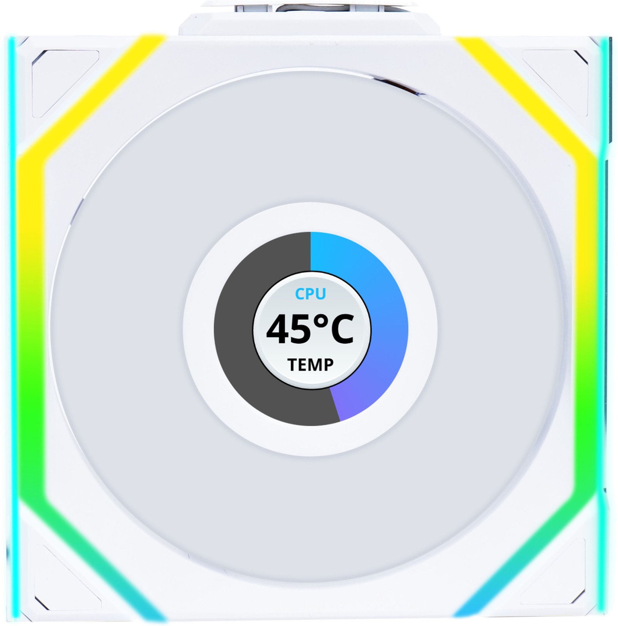 Комплект вентиляторов для корпуса Lian Li Uni Fan SL Wireless LCD 120 ARGB, White (12SLLCD1W3W)