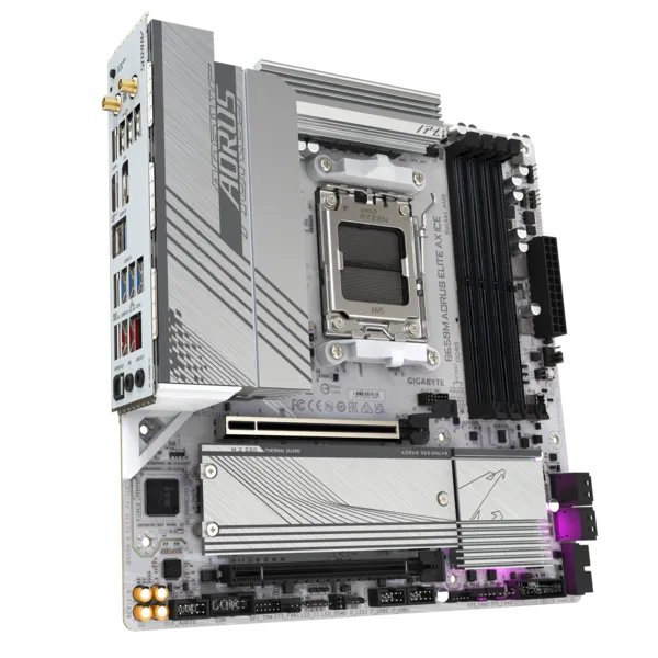 Материнская плата Gigabyte B650M Aorus Elite AX ICE (B650M AORUS ELITE AX ICE R1.0/1.1)