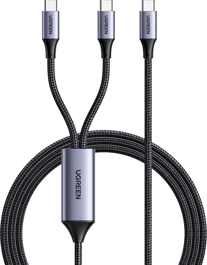 Кабель Ugreen US561, USB C - 2хUSB C, 1.5m (35087)