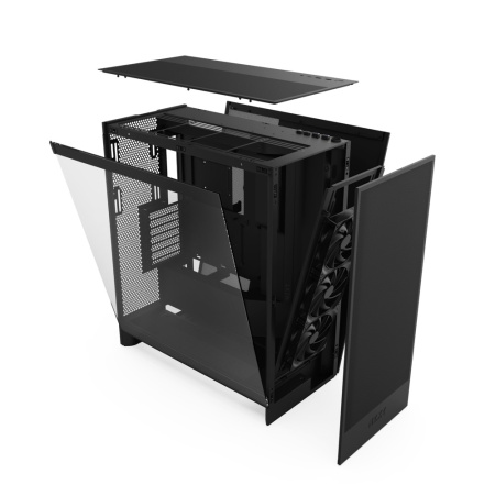 Компьютерный корпус NZXT H7 Flow Black (CM-H72FB-01)