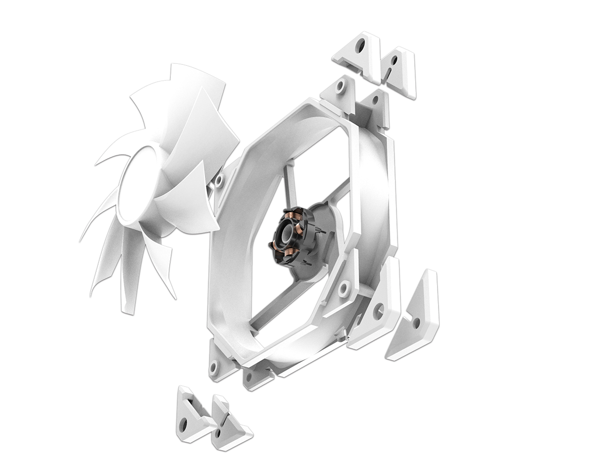 Вентилятор для корпуса ID-Cooling TF-12025-White (ID-FAN-TF-12025-WHITE)