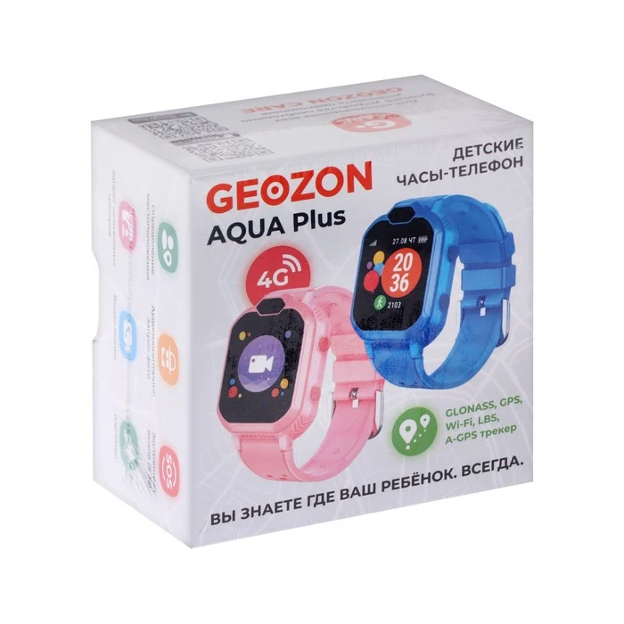 Смарт часы Geozon Aqua Plus синий (G-W19BLU)