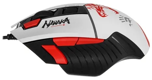 Мышь A4Tech Bloody W95 Max Naraka, White, (W95 MAX/NARAKA ACTIVATED)