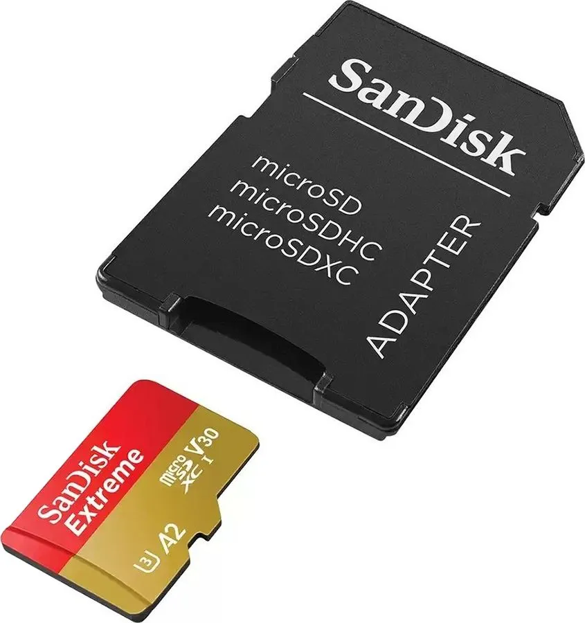 Карта памяти Sandisk Extreme microSDXC 128GB + SD Adapter (SDSQXAA-128G-GN6MA)