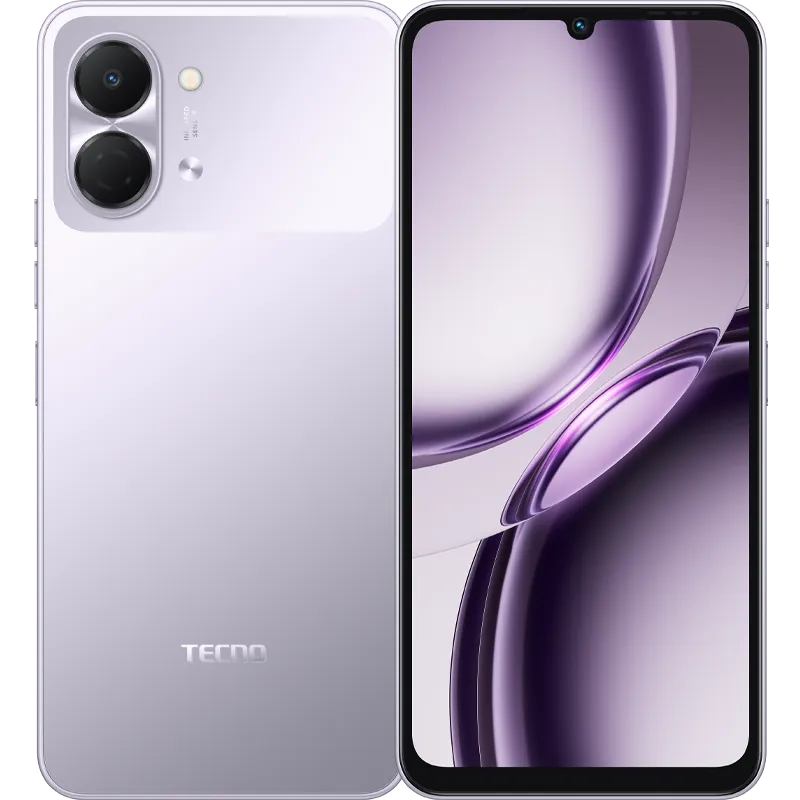 Смартфон Tecno Spark Go 3, 4/128GB - Aurora Purple (KN3/4/128GB/AURORA PURPLE)