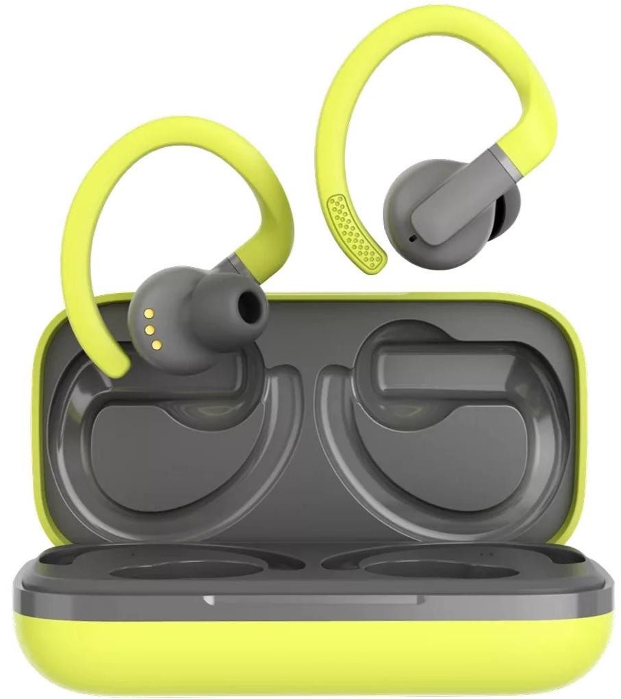 Наушники Canyon headset OnRun 11 Sport, Green (CNS-TWS11GR)