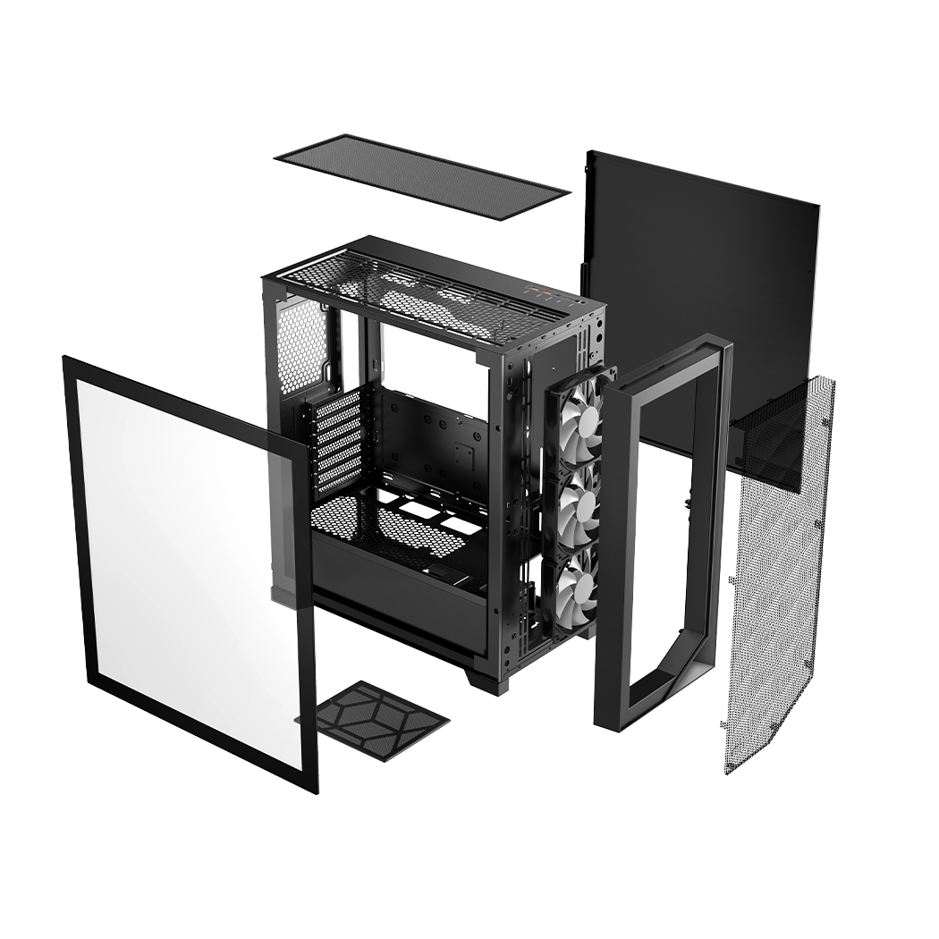 Корпус PCCooler C3D510 BK ARGB Black (C3D510 BK ARGB)