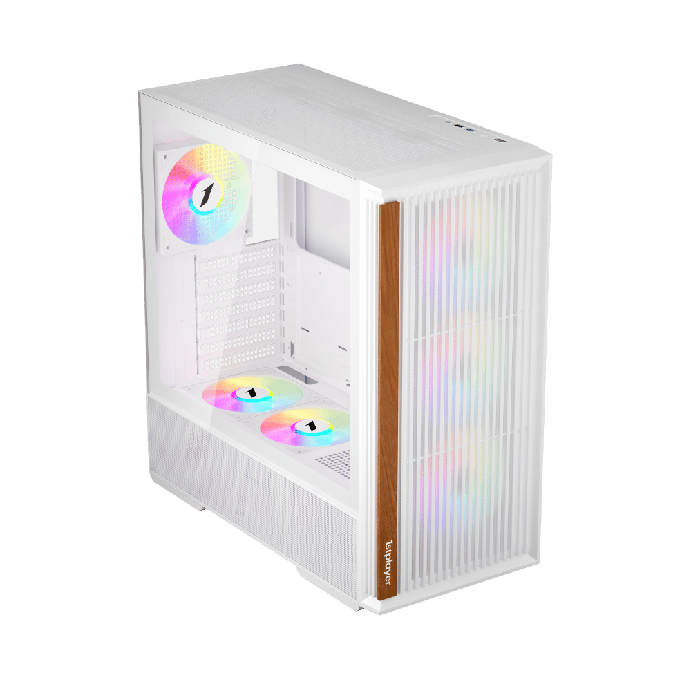Компьютерный корпус 1STPLAYER WD7 White (WD7-WH-4FA7-W-2FA7R-W)