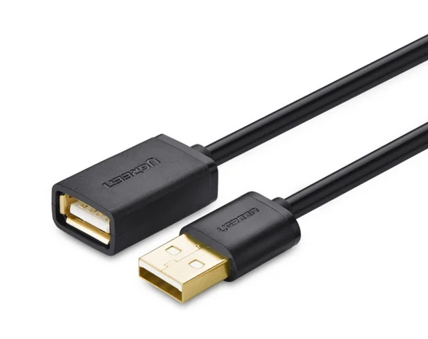 Кабель UGREEN USB(m) - USB(f) удлинитель USB 2.0,  3m US103 (10317)
