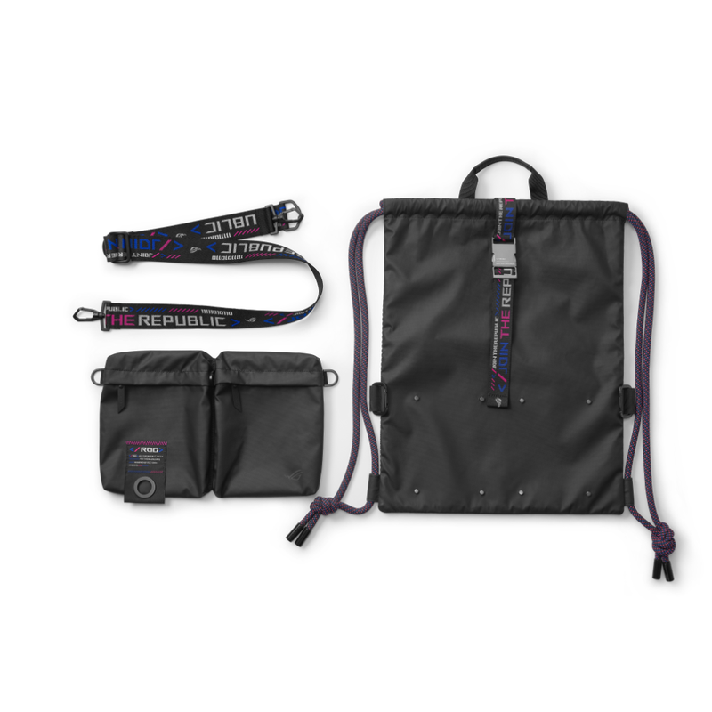Рюкзак Asus ROG SLASH Multi-use Drawstring Bag BD3700 (Black) (90XB0760-BBD000)