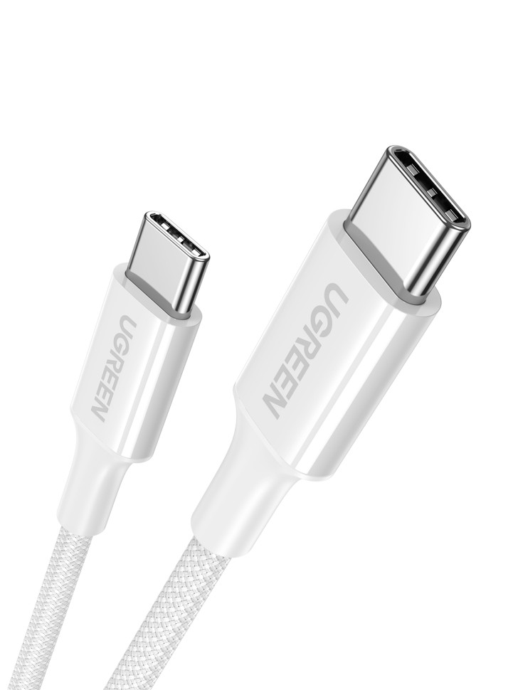 Кабель UGREEN USB C - USB C, 480Mbps, 3A, QC4.0/PD3.0, 60W, 1m, L501 (35254) 