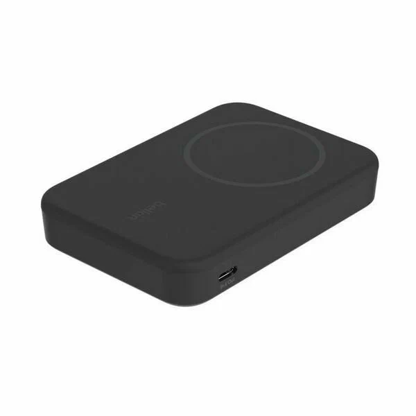 Портативный внешний аккумулятор Belkin 8k Qi2 MagSafe Compatible Powerbank with kickstand (BPD007BTBK)