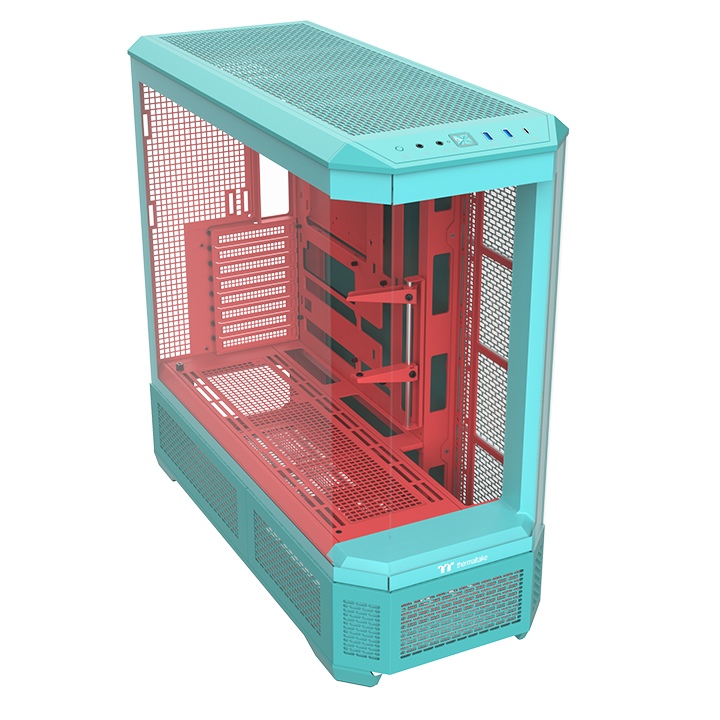 Компьютерный корпус Thermaltake View 600 TG - Mint Strawberry (CA-11H-00FLWN-00)