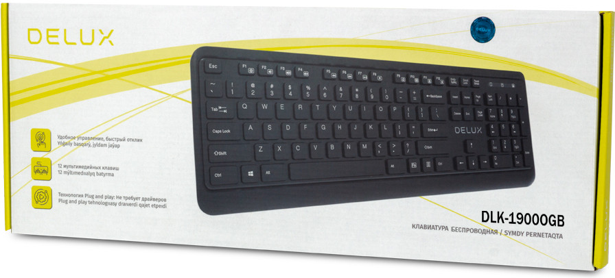 Клавиатура Delux DLK-1900OGB (DLK-1900OGB)