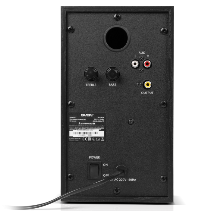 Колонки Sven SPS-615 (2.0), Black (SV-013707)