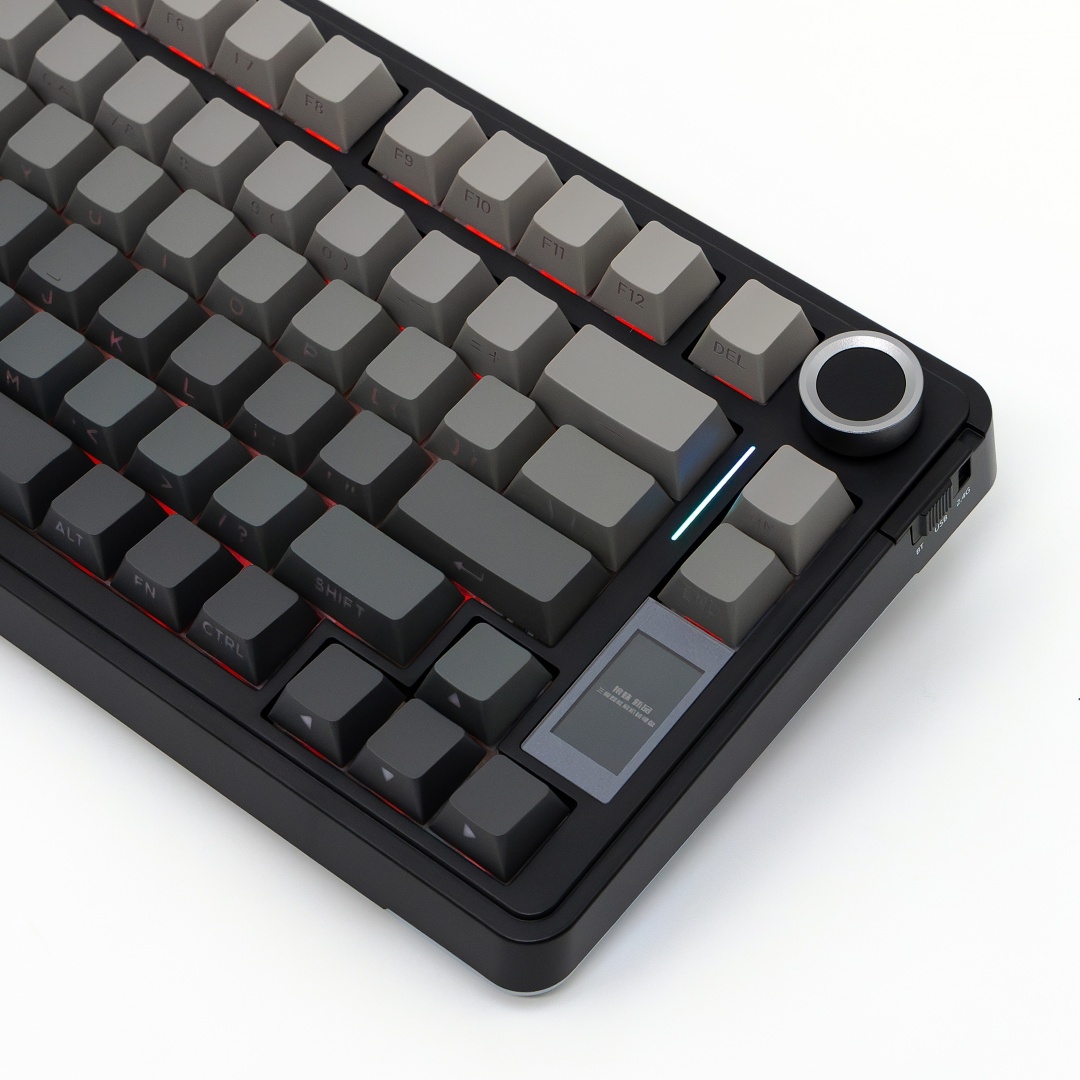 Клавиатура AULA S75 Pro Black, Seiya switch (S75 Pro Black Gradient Grey)