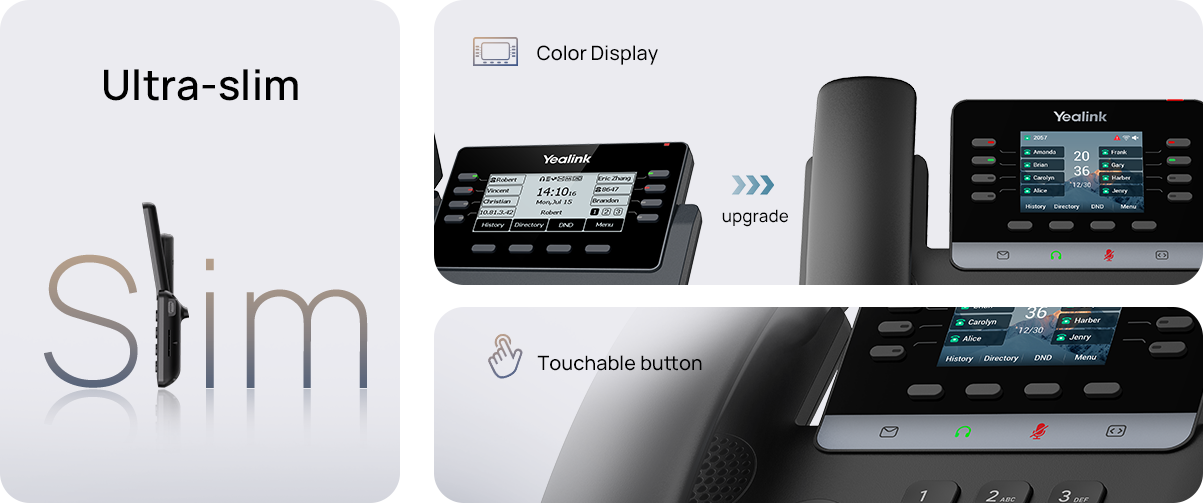 Настольный IP-телефон Yealink SIP-T73U, 2,8" цветной экран, без БП (SIP-T73U)