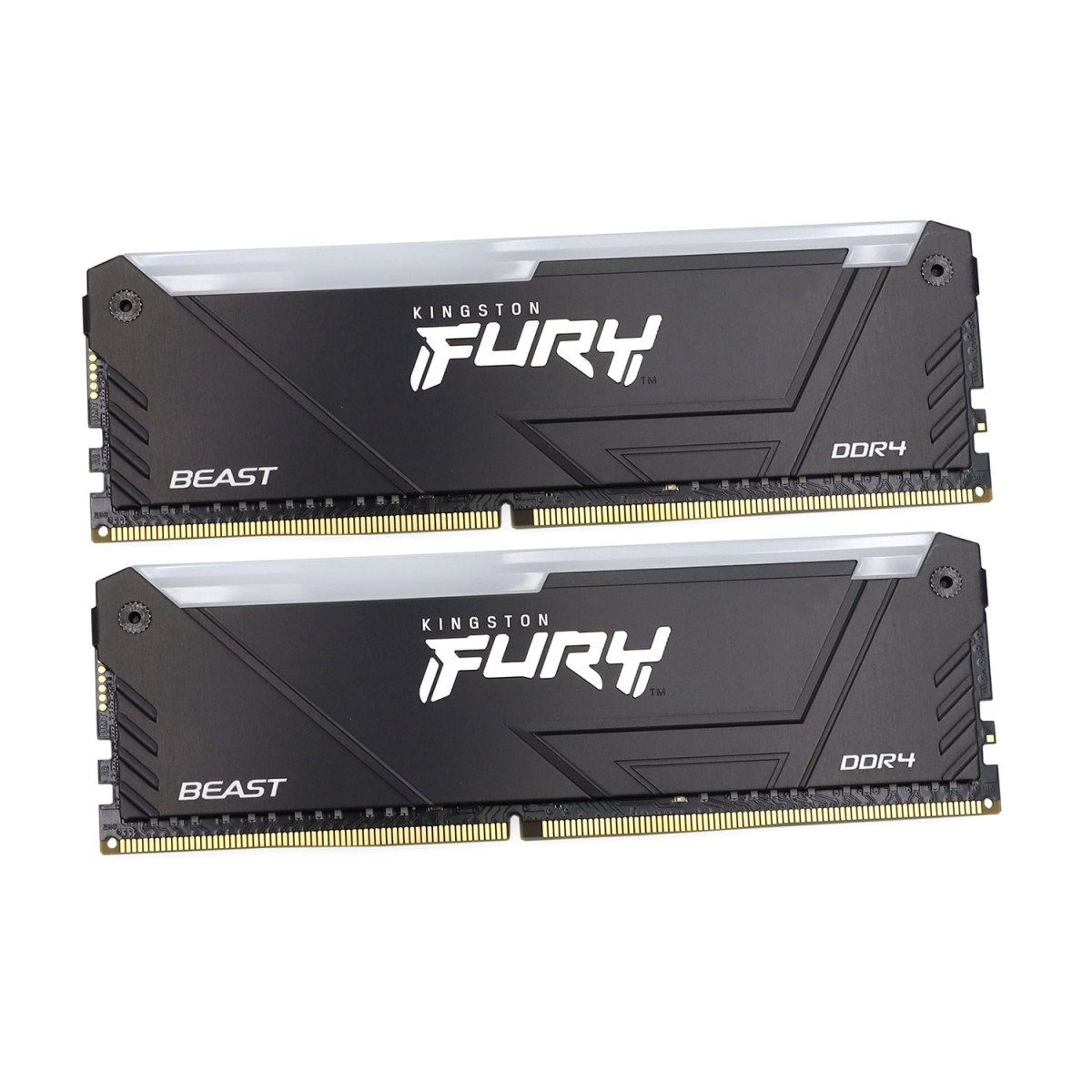 Оперативная память Kingston 32GB 3600MT/s DDR4 CL18 DIMM (Kit of 2) FURY Beast RGB (KF436C18BB2AK2/32)
