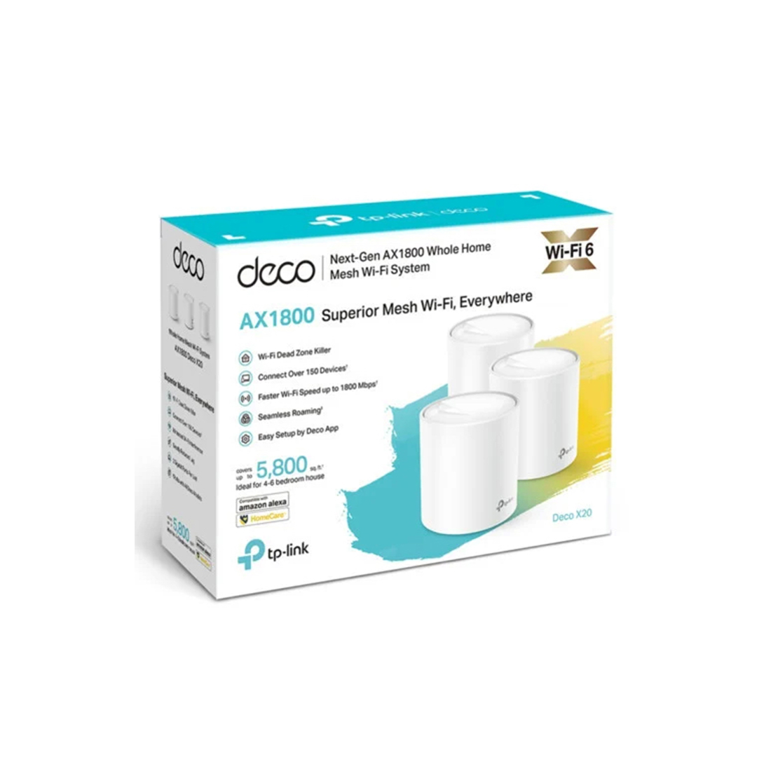 Беспроводная MESH-система Wi-Fi TP-Link Deco X20(3-pack) (Deco X20(3-pack))