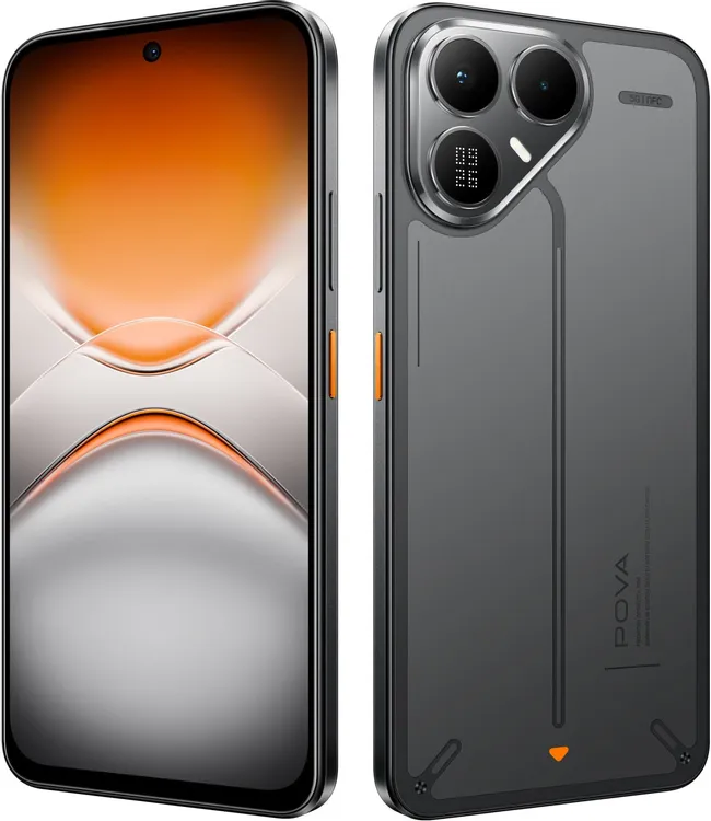 Смартфон TECNO Pova 8 5G, 256+8 GB Graphite Black (LK6/256/8GB/Graphite Black)