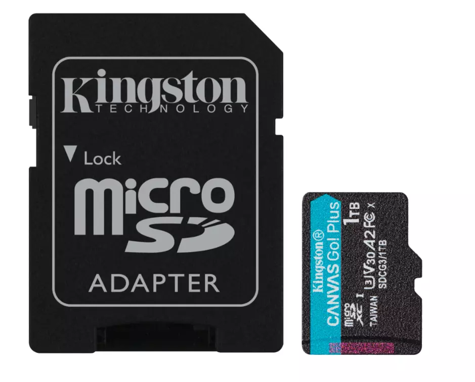 Карта памяти MemoryCard microSDXC 1TB, Kingston, Class 10 (SDCS3/1TBSP)