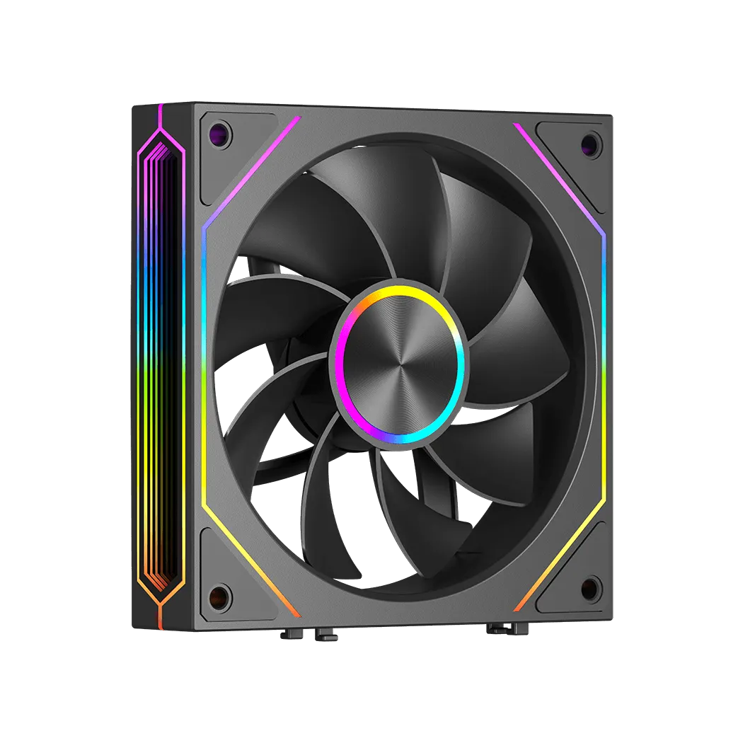 Вентилятор для корпуса PCCooler F3 X120R ARGB 3 pack (Reverse Blade) Black (F3 X120R ARGB BK 3IN1)