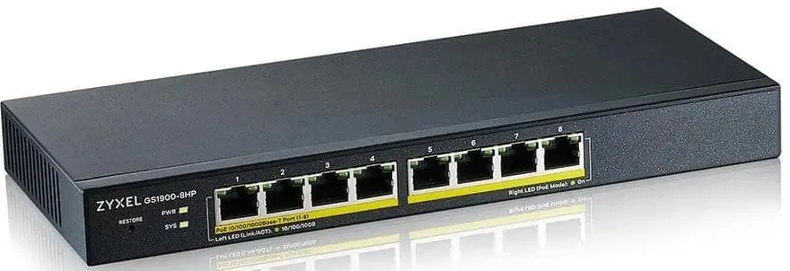 Коммутатор Zyxel GS1900-8HP (GS1900-8HP-EU0103F)