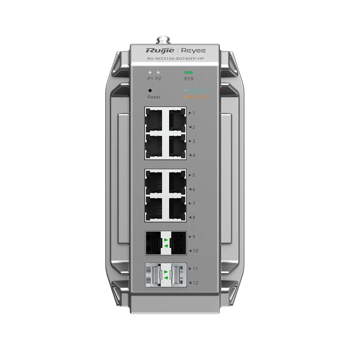 Коммутатор Ruijie Reyee RG-NIS3100-8GT4SFP-HP (RG-NIS3100-8GT4SFP-HP)