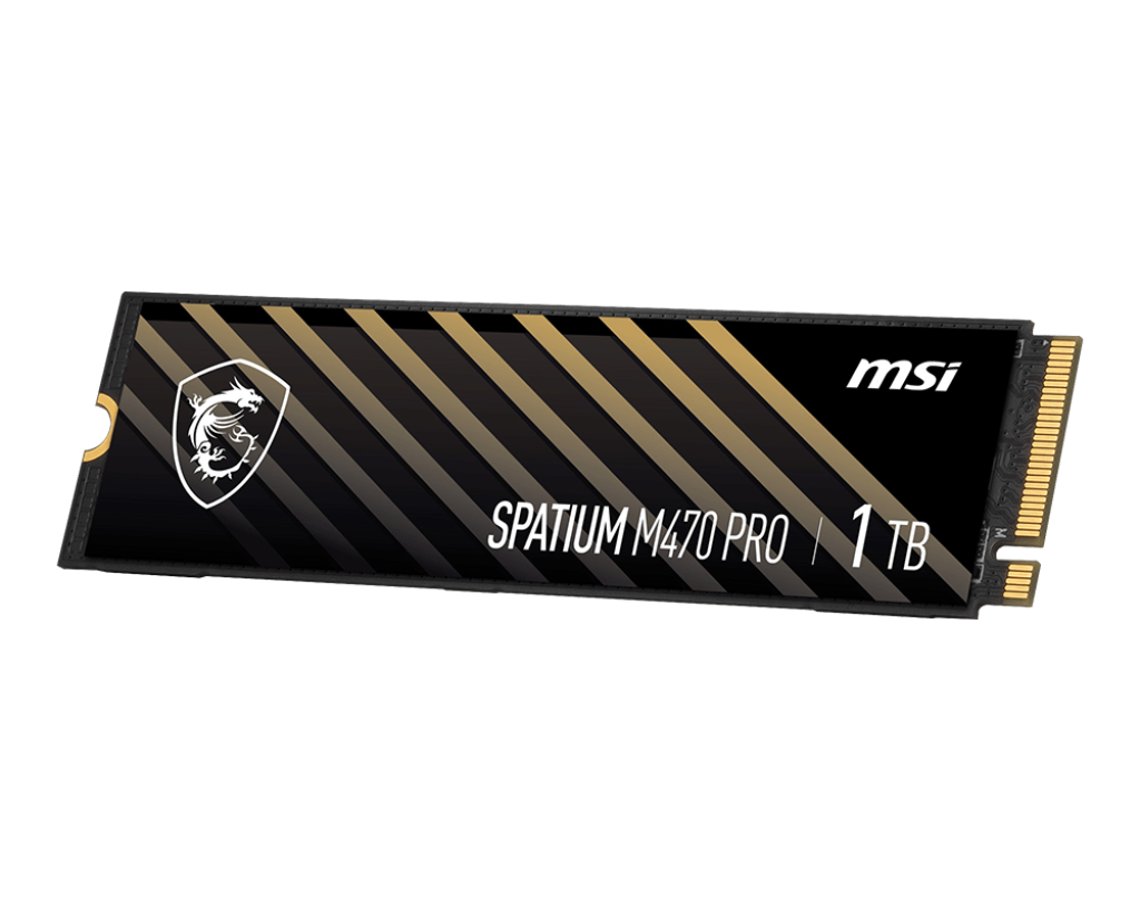 Твердотельный накопитель SSD MSI SPATIUM M470 PRO PCIe 4.0 NVMe M.2 1TB (S78-440L0J0-P83)