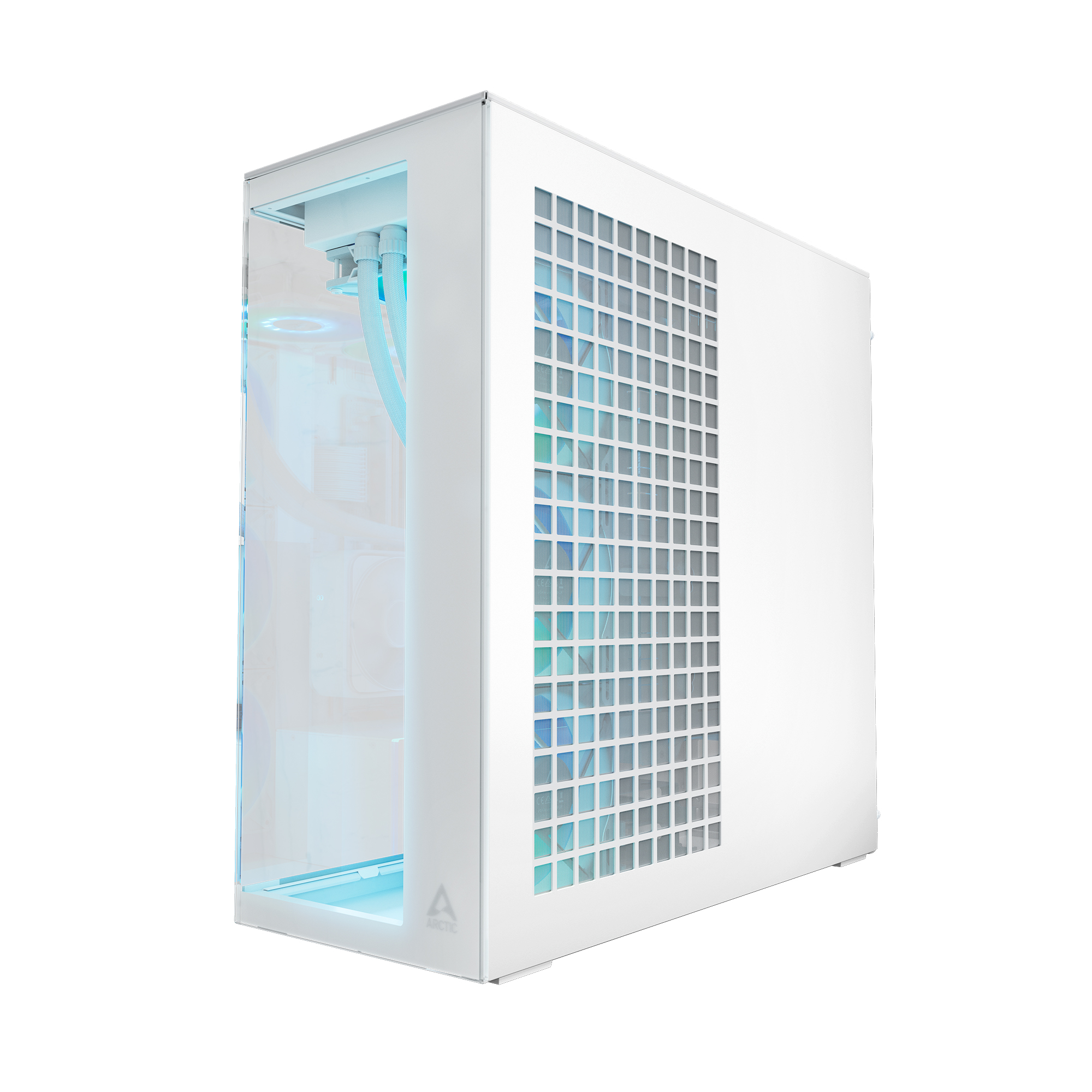 Компьютерный корпус Arctic Xtender VG, White, Clear Glass (ACPCC00017A)