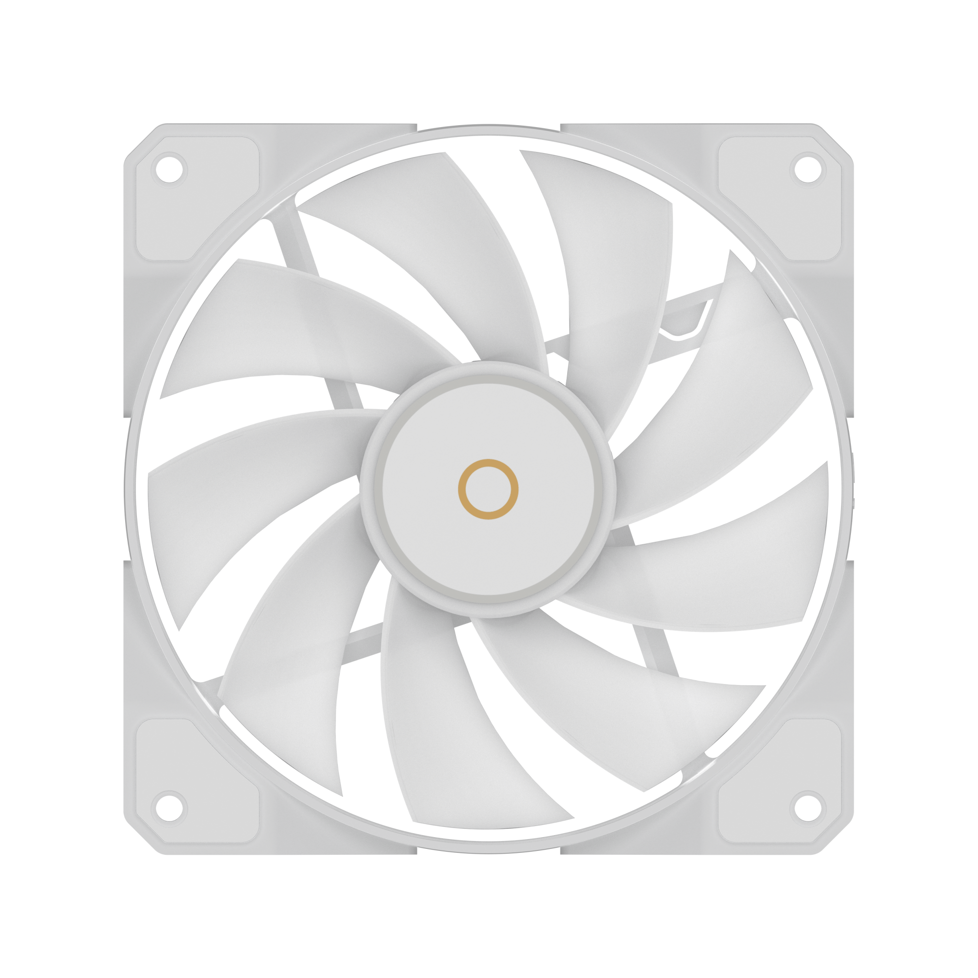 Вентилятор для корпуса Ocypus Beta F12 WH ARGB REVERSE BLADE, Белый (Beta-F12-WH1AM01X-GL)