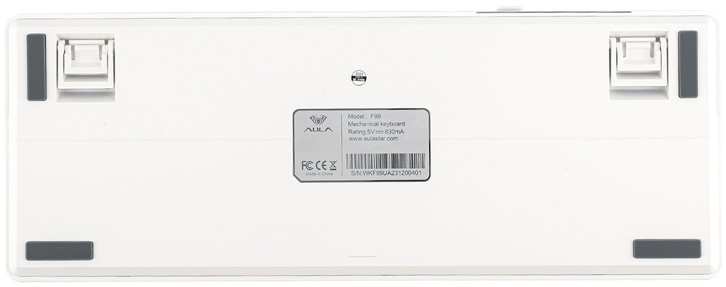 Клавиатура Aula F99, white-blue-purple (F99 white-blue-purple)