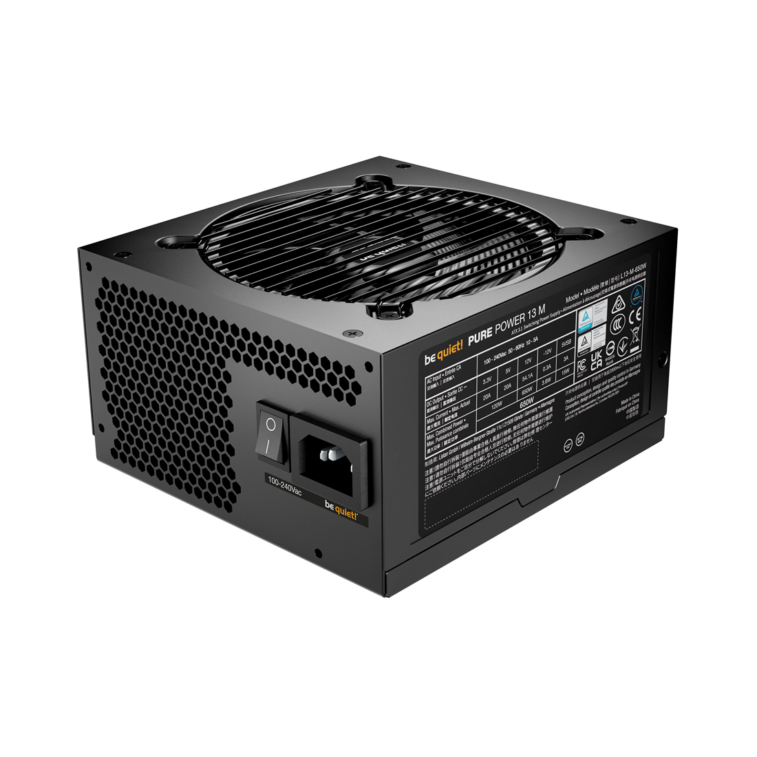 Блок питания Bequiet! Pure Power 13M 650W BP025EU (BP025EU)