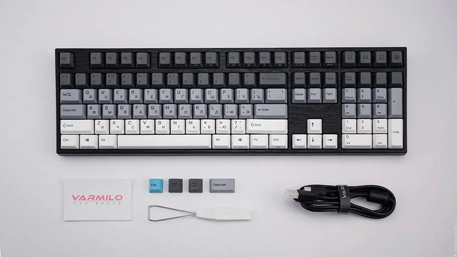 Клавиатура Varmilo Yakumo VEA108, Cherry MX Brown - Grey (384748)