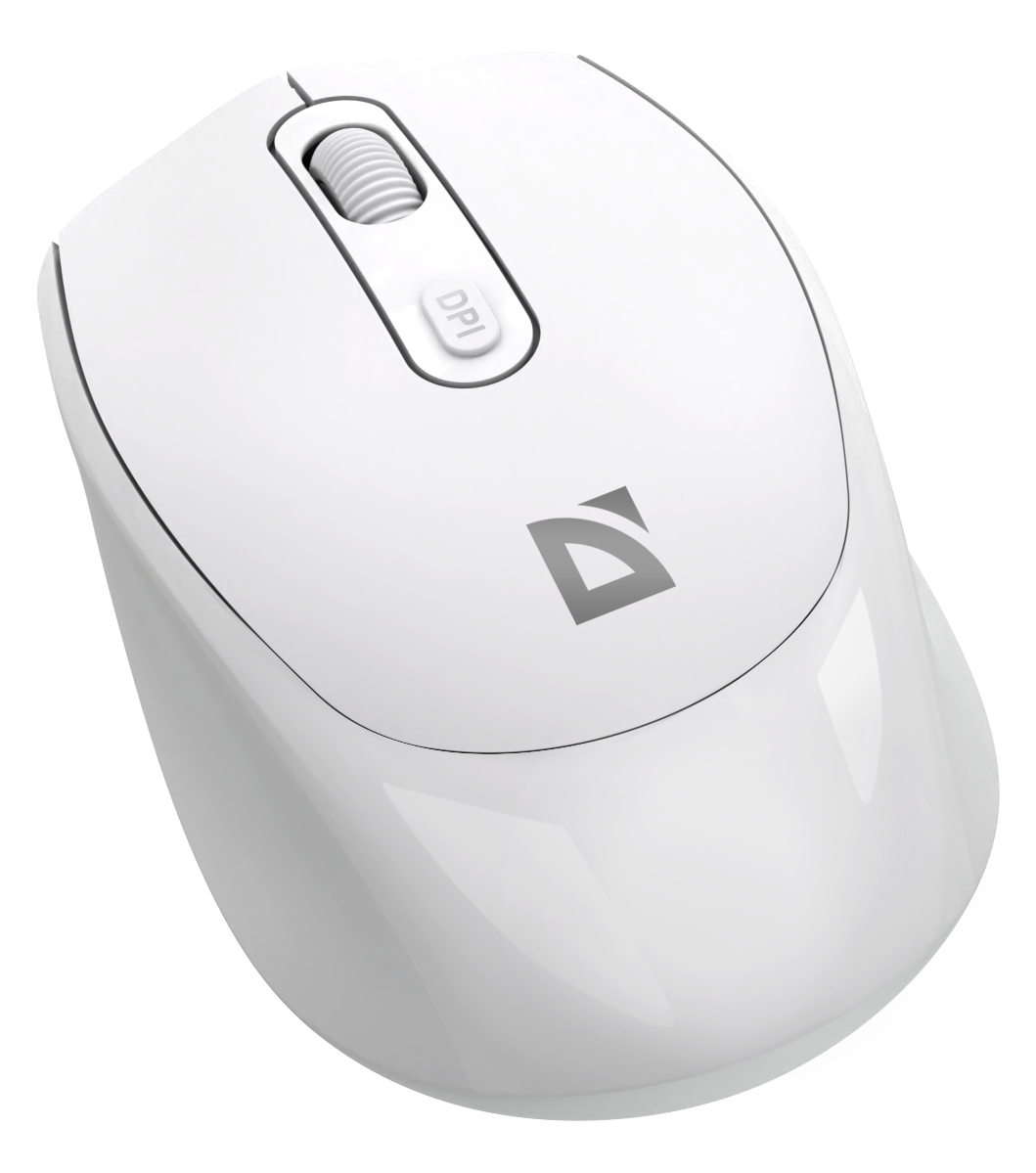 Мышь Defender Vision MS-376, White (52377)