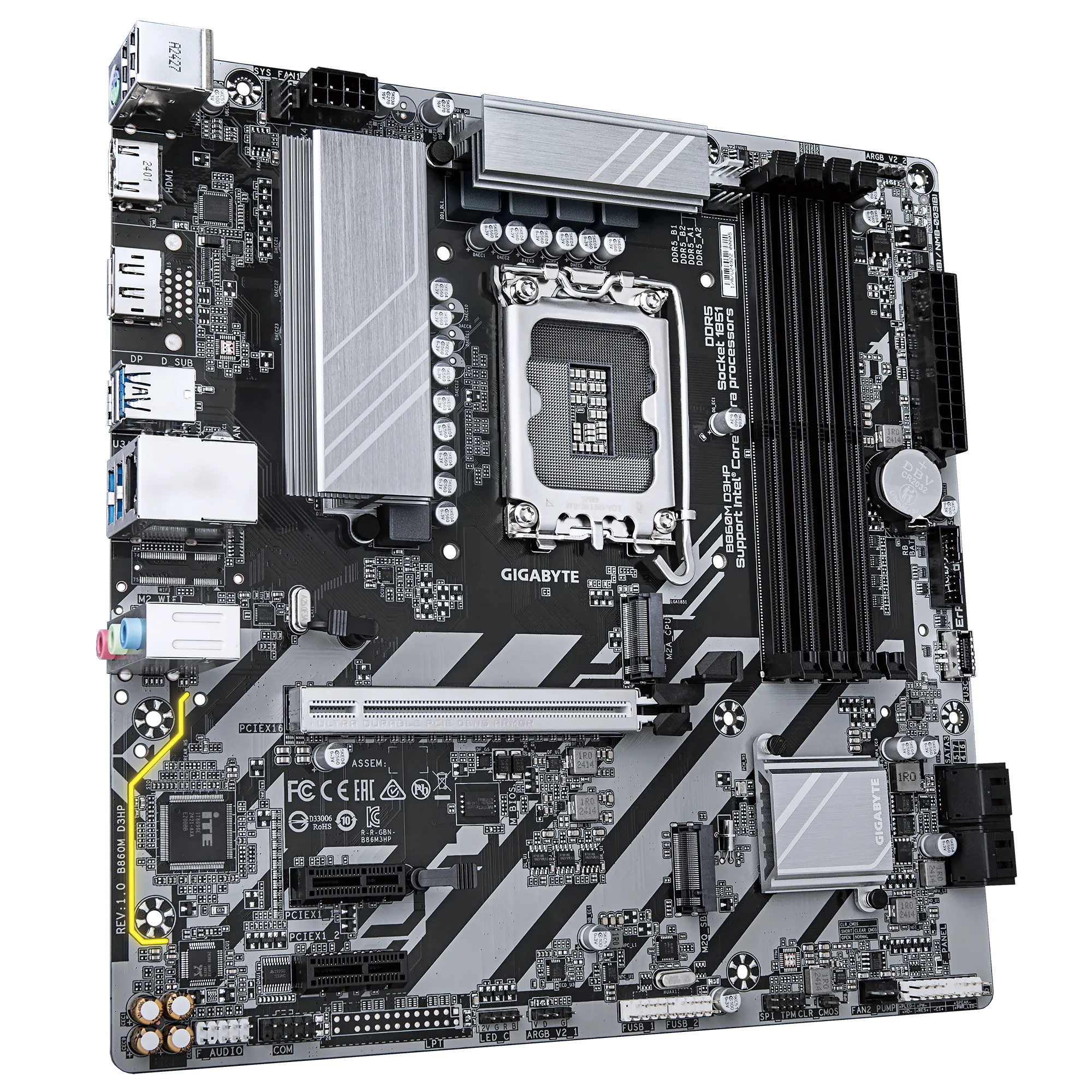 Материнская плата Gigabyte B860M D3HP (B860M D3HP)